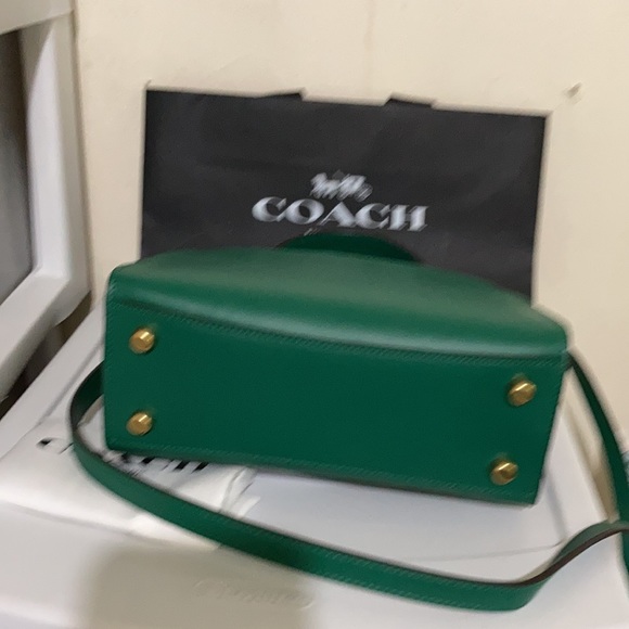 Coach Tabby Top 20 Mixed leather Green - Picture 6 of 9